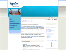 Tablet Screenshot of hydroconferences.org